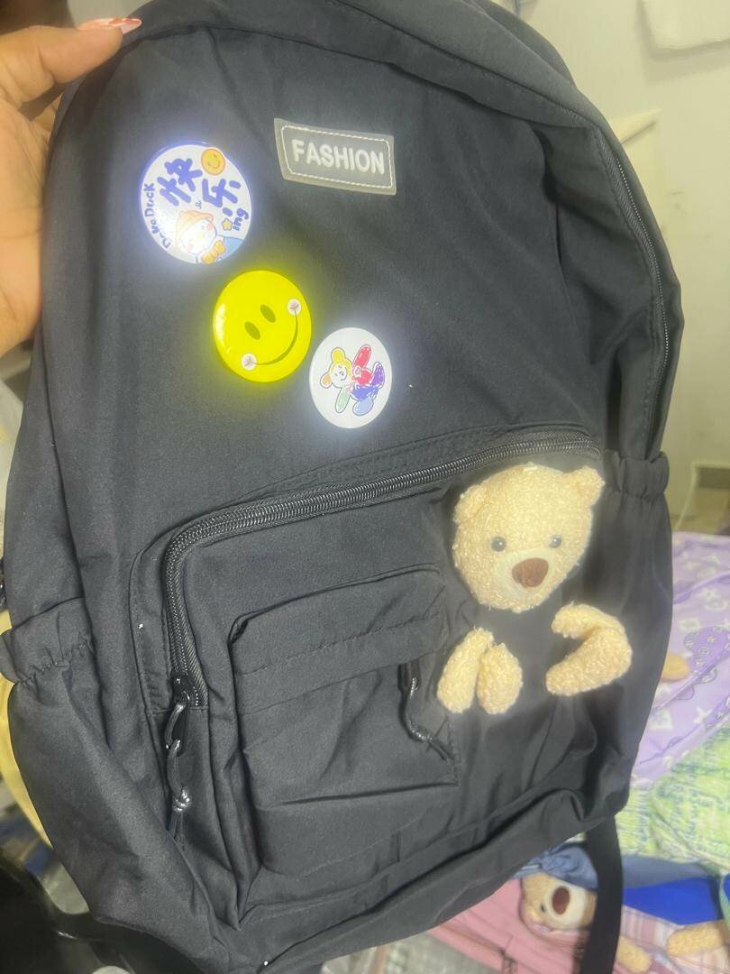 Sac à dos tendance avec peluche