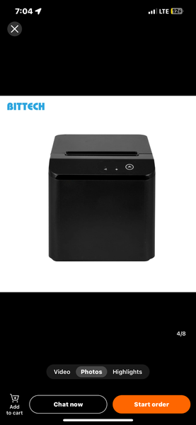 Receipt printer
