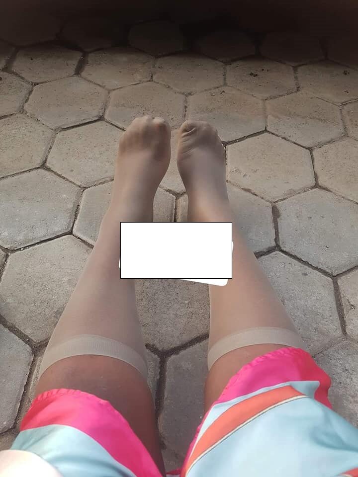 light beige tights