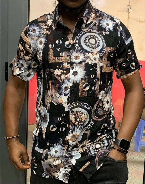 Chemise fleurie