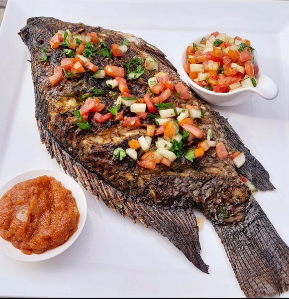 Poisson braisé