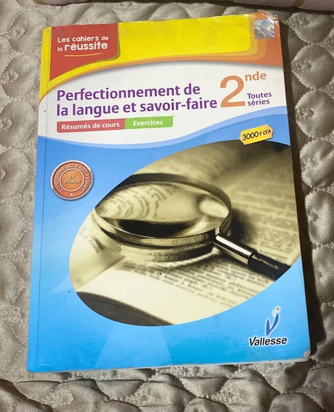 Livre de français 2nde