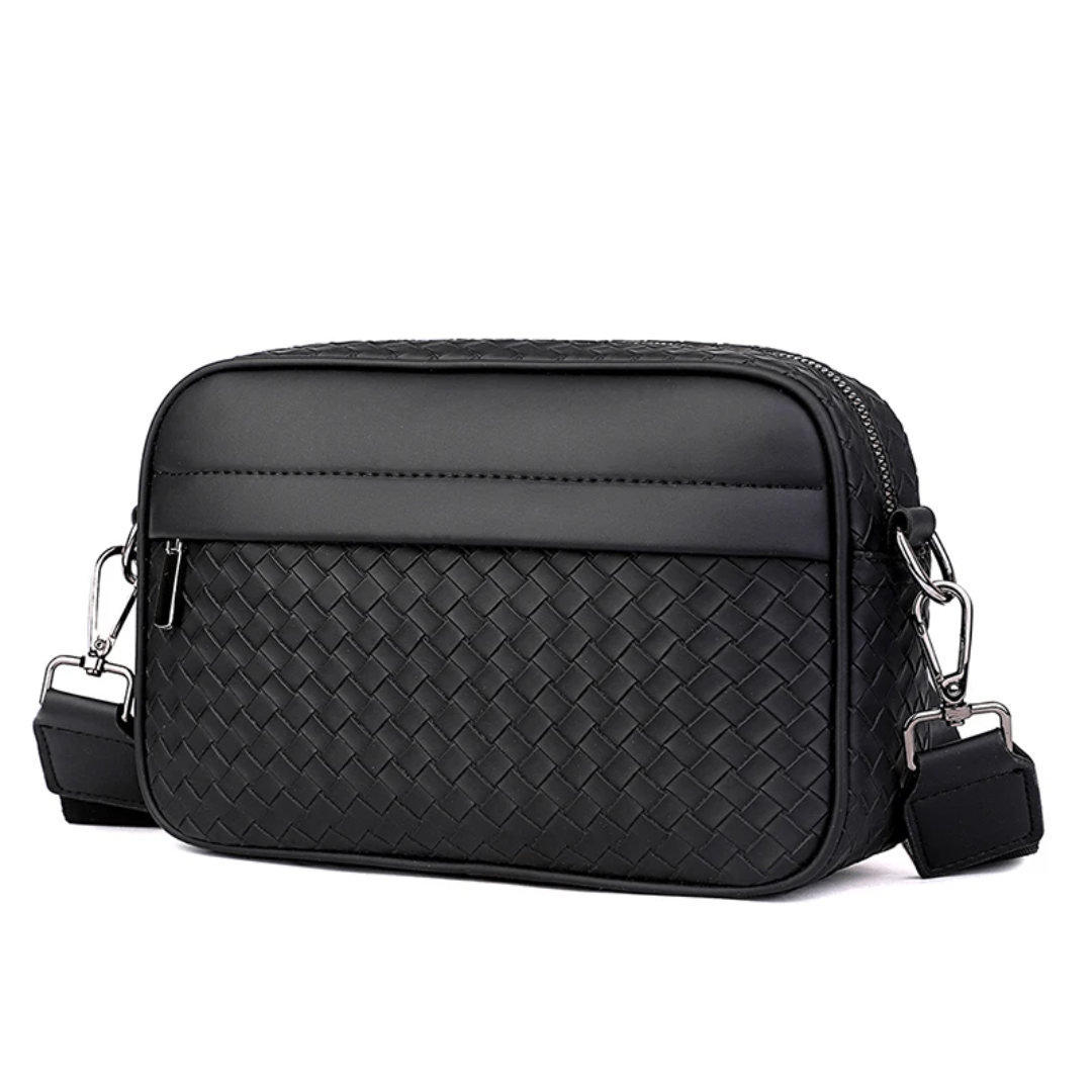 Sac bandoulière tissé élégant