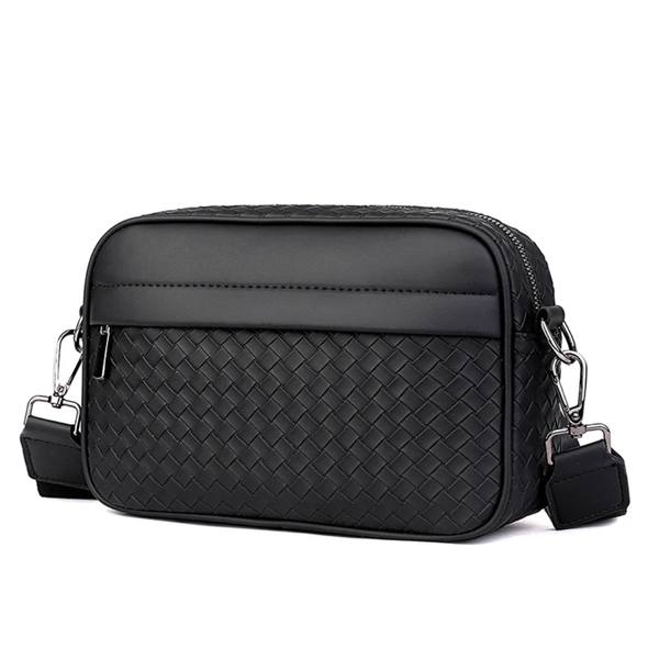 Sac bandoulière tissé élégant