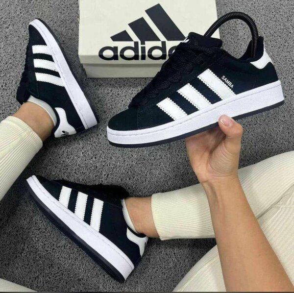 Basket adidas campus avec carton