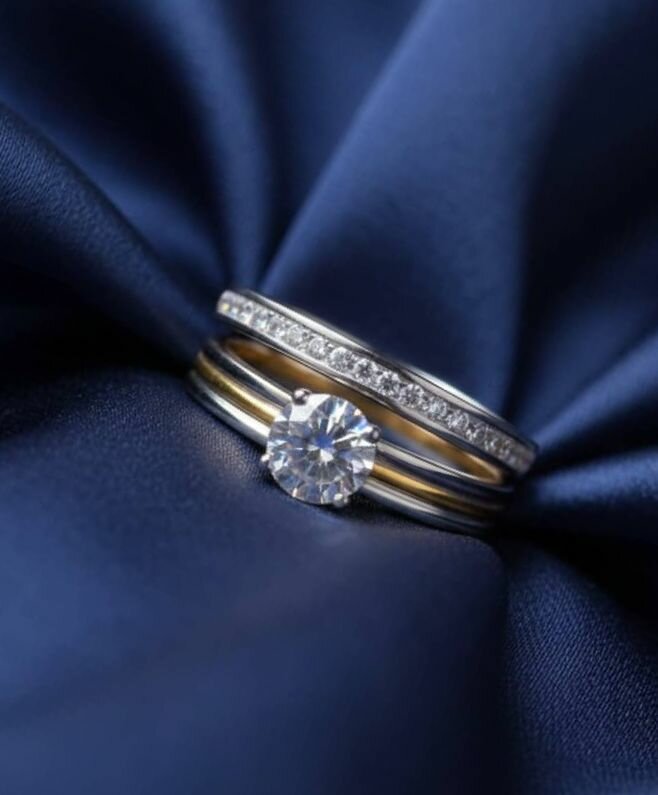 Bague de fiançailles diamant élégante