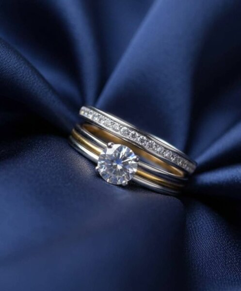 Bague de fiançailles diamant élégante