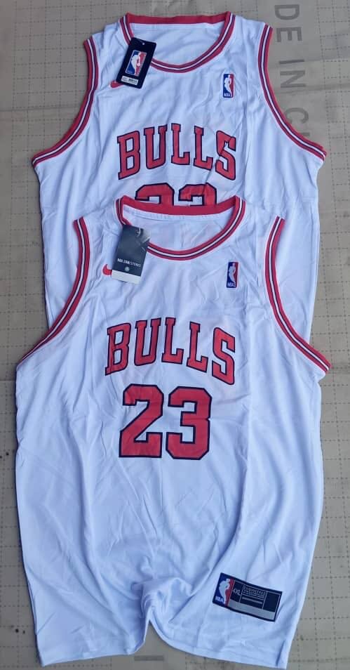 Maillot Basketball Bulls Blanc