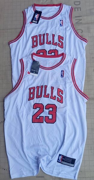 Maillot Basketball Bulls Blanc