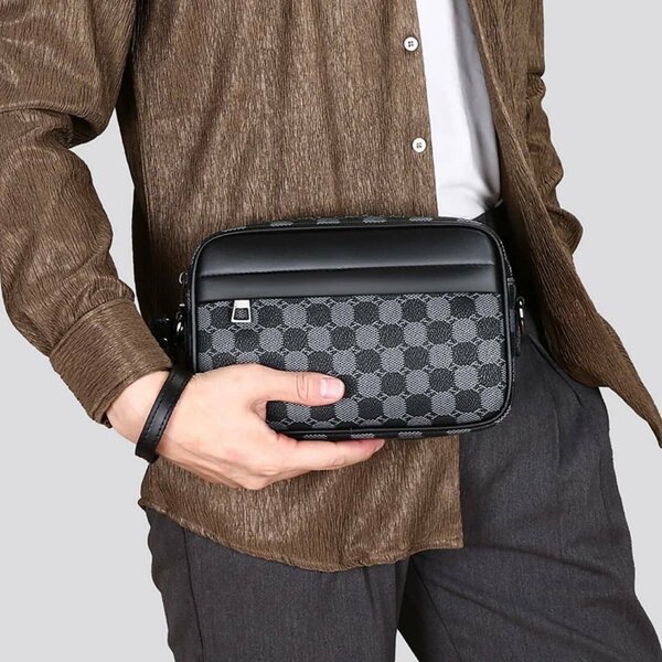 Sac à bandoulière élégant noir