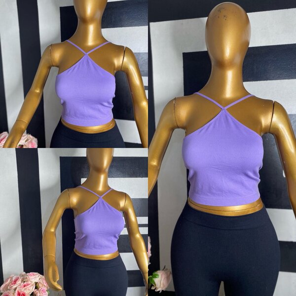 Crop top à manches longues
