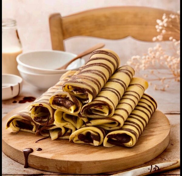 Crêpes au chocolat