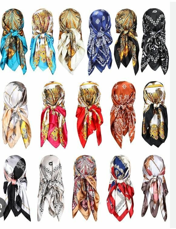 Foulards en soie imprimés