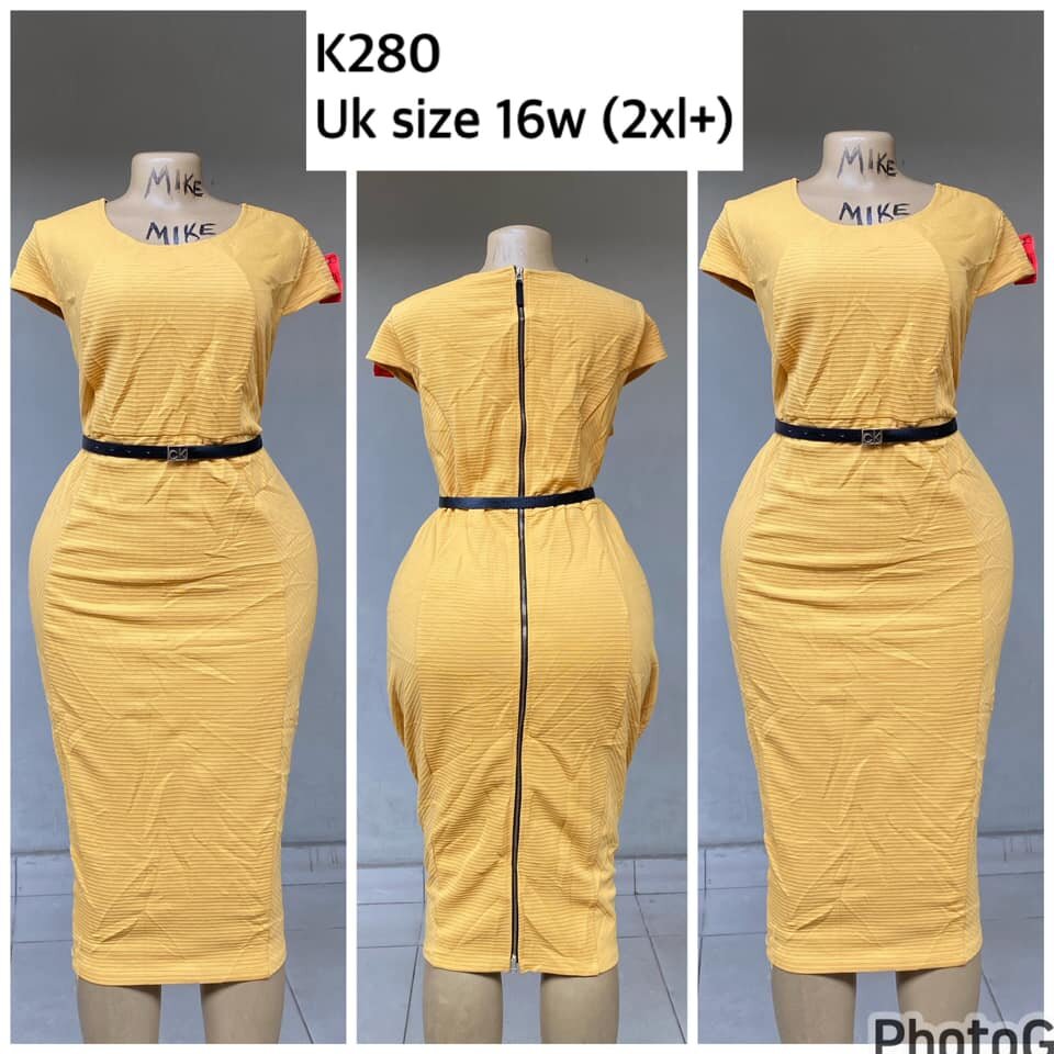 yellow dress