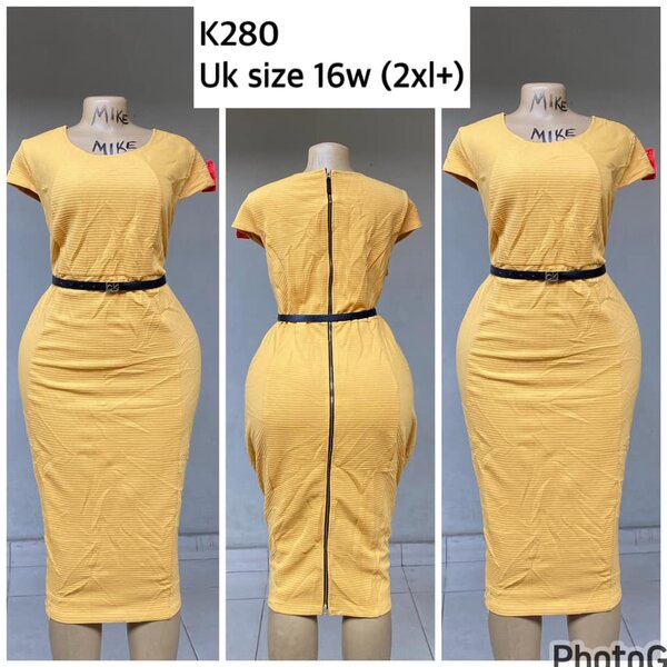 yellow dress