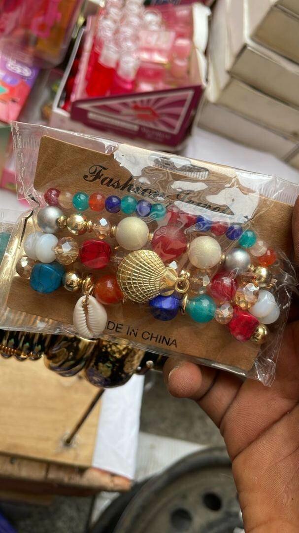 Beaded bracelet set