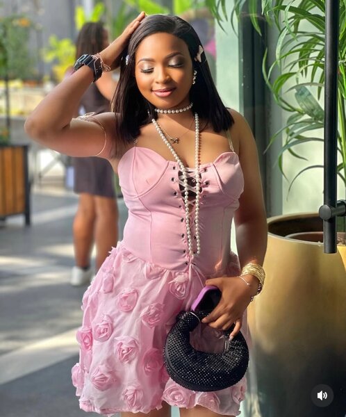 Mini flowered dress