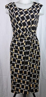 Robe chic à motifs géométriques