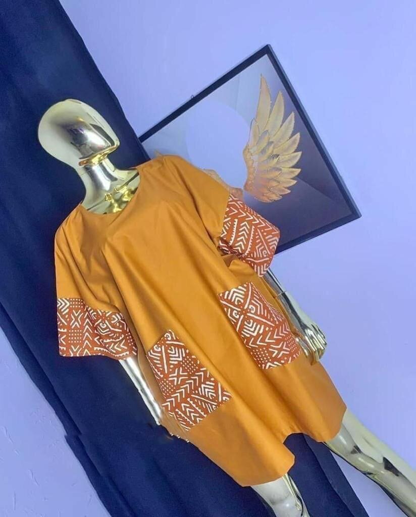 Robe Colorée en Wax