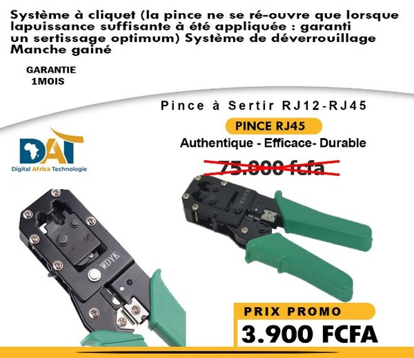 Pince à Sertir RJ12-RJ45