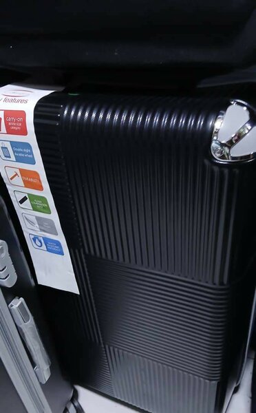 Valise cabine élégante noire