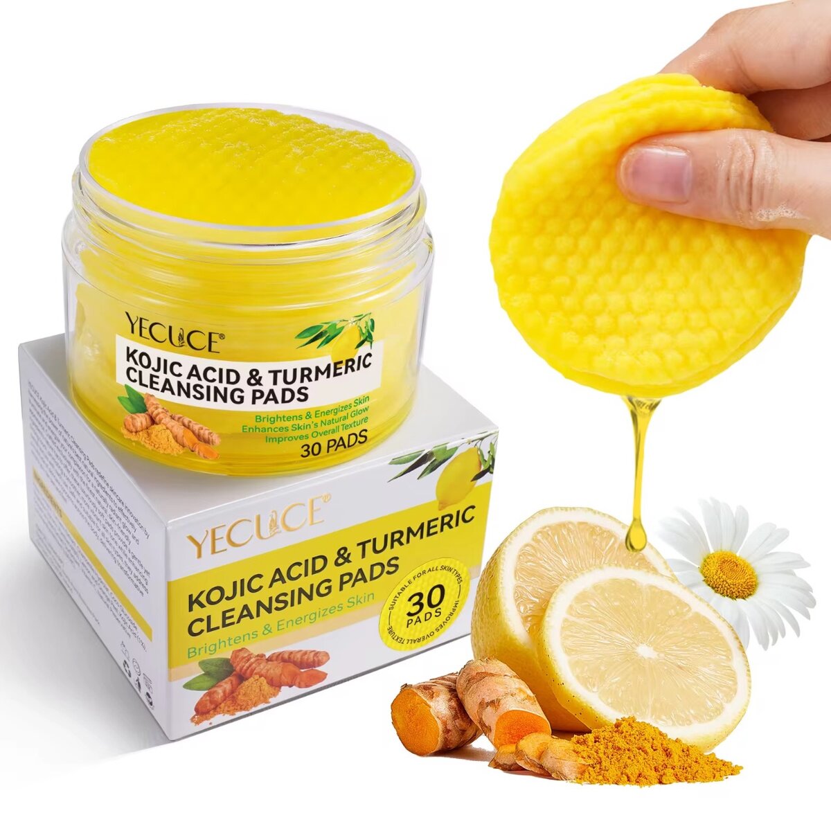 Pads nettoyants Curcuma Kojic