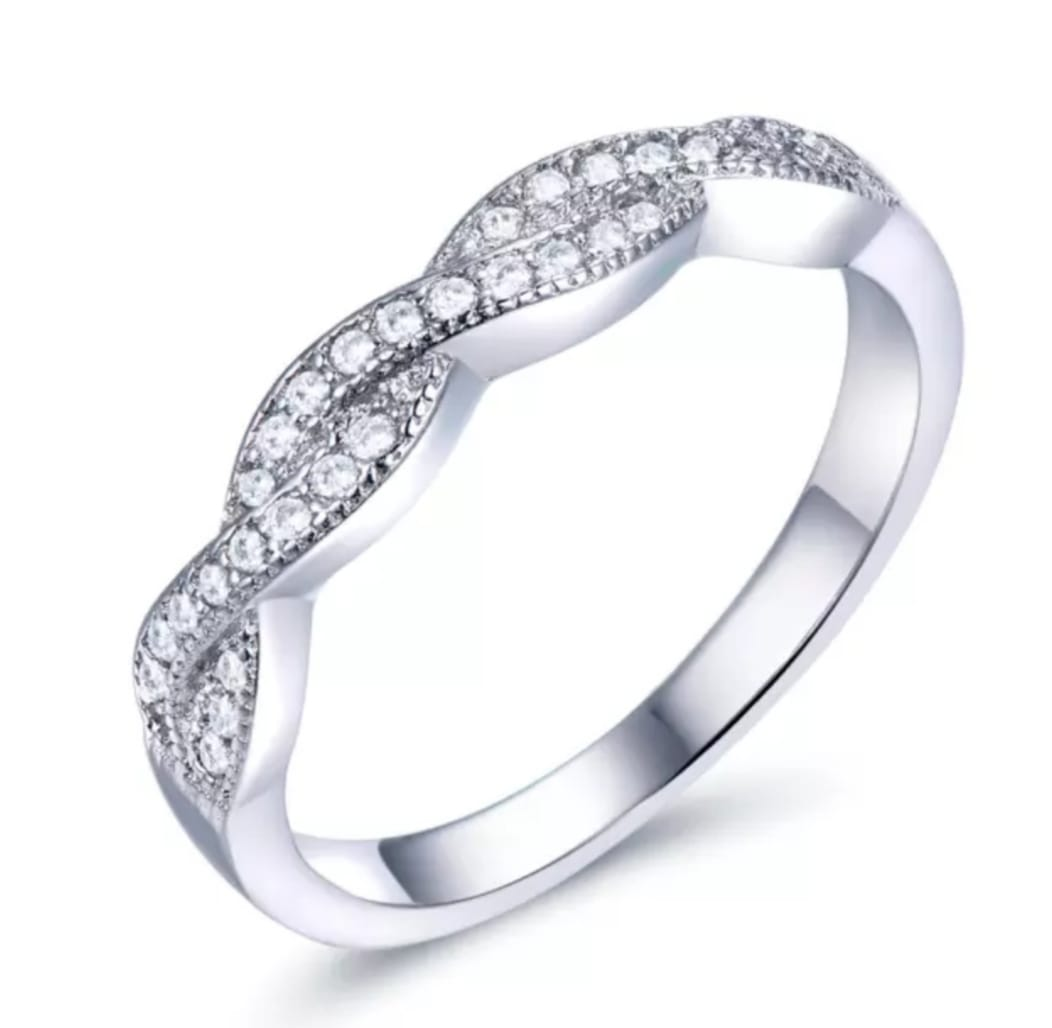 ring silver stones