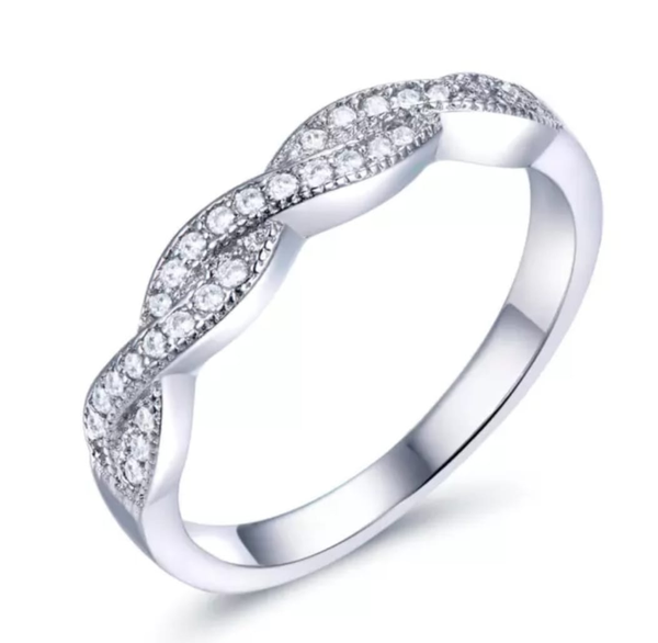 ring silver stones