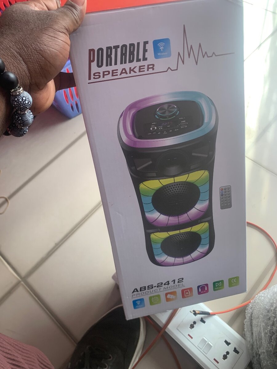 Portable speaker