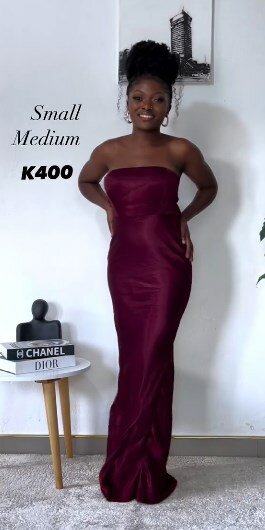 Dress purple, maxi