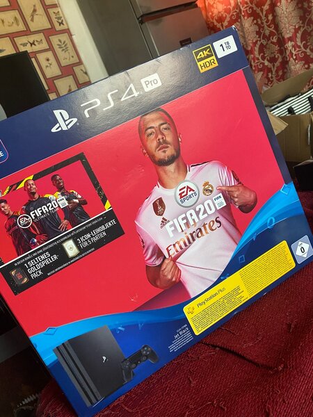 PS4 pro with 1 controller and 3 games for sale