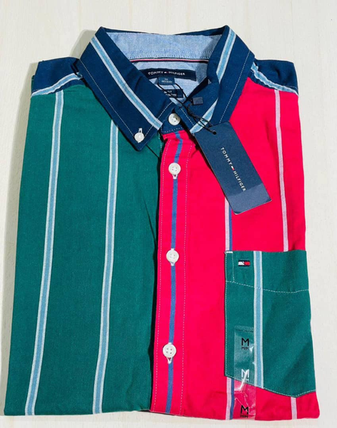 T-shirt vert rouge