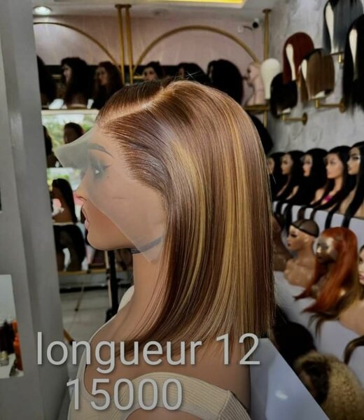 Perruque Bob Mi-Longue
