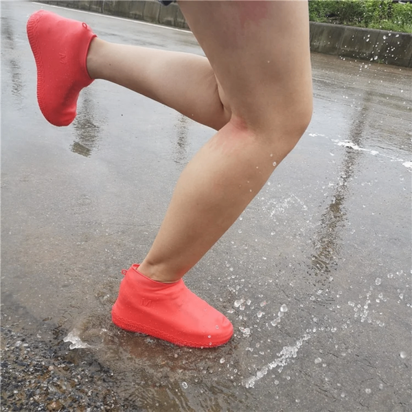 Bottes imperméables rouges
