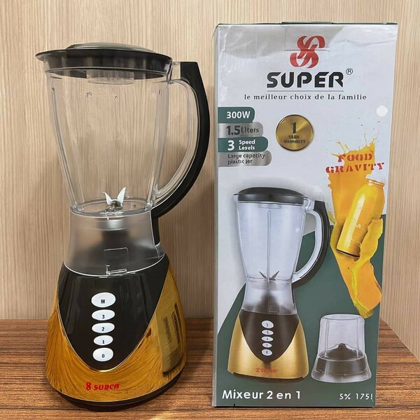 Mixeur Super 2 en 1 1.5L 300W