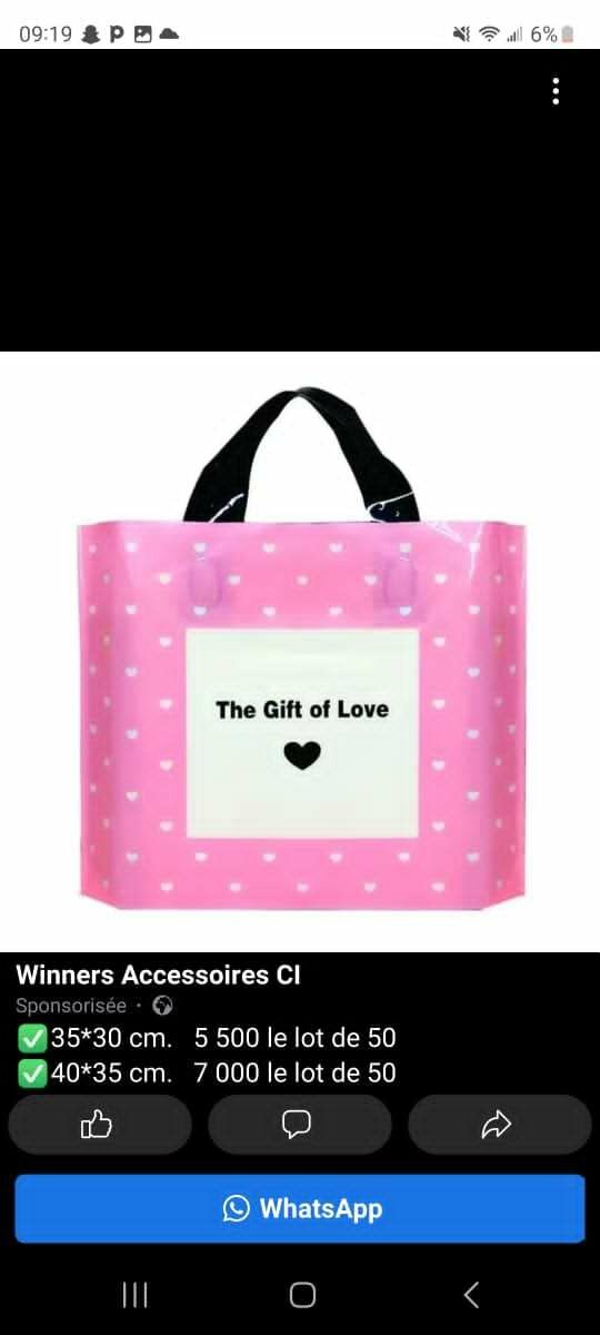 Sac emballages plastique lot de 50