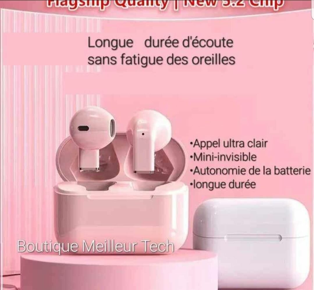 Écouteurs Bluetooth pros 5s Petite Taille - Qualité Sonore