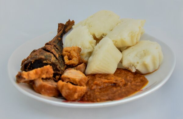 Abolo poisson croupion de dind