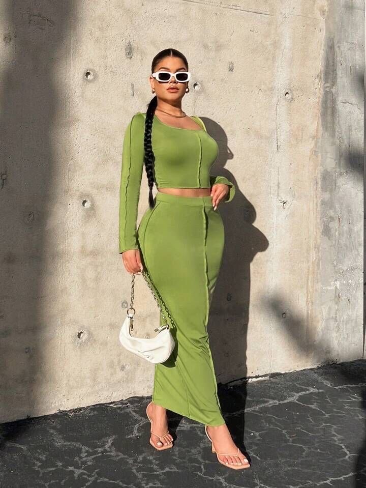 Maxi skirt and top