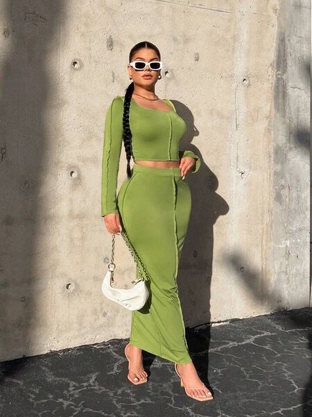 Maxi skirt and top