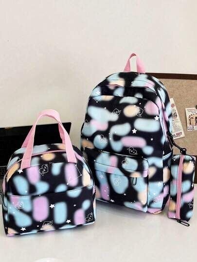 Ensemble de sacs à dos pastel tendance