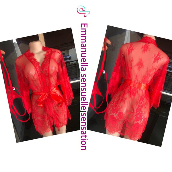 Belle lingerie rouge