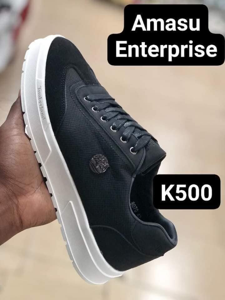 Black sneakers
