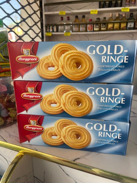 Gold  Ringe short bread