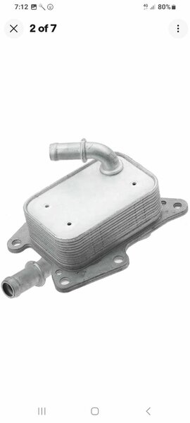 Benz oil cooler