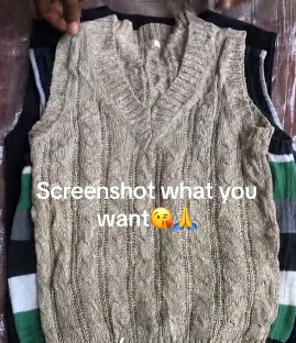 Light-colored vest