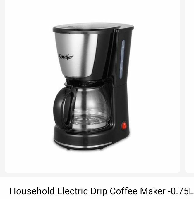 Hand held coffee dripper