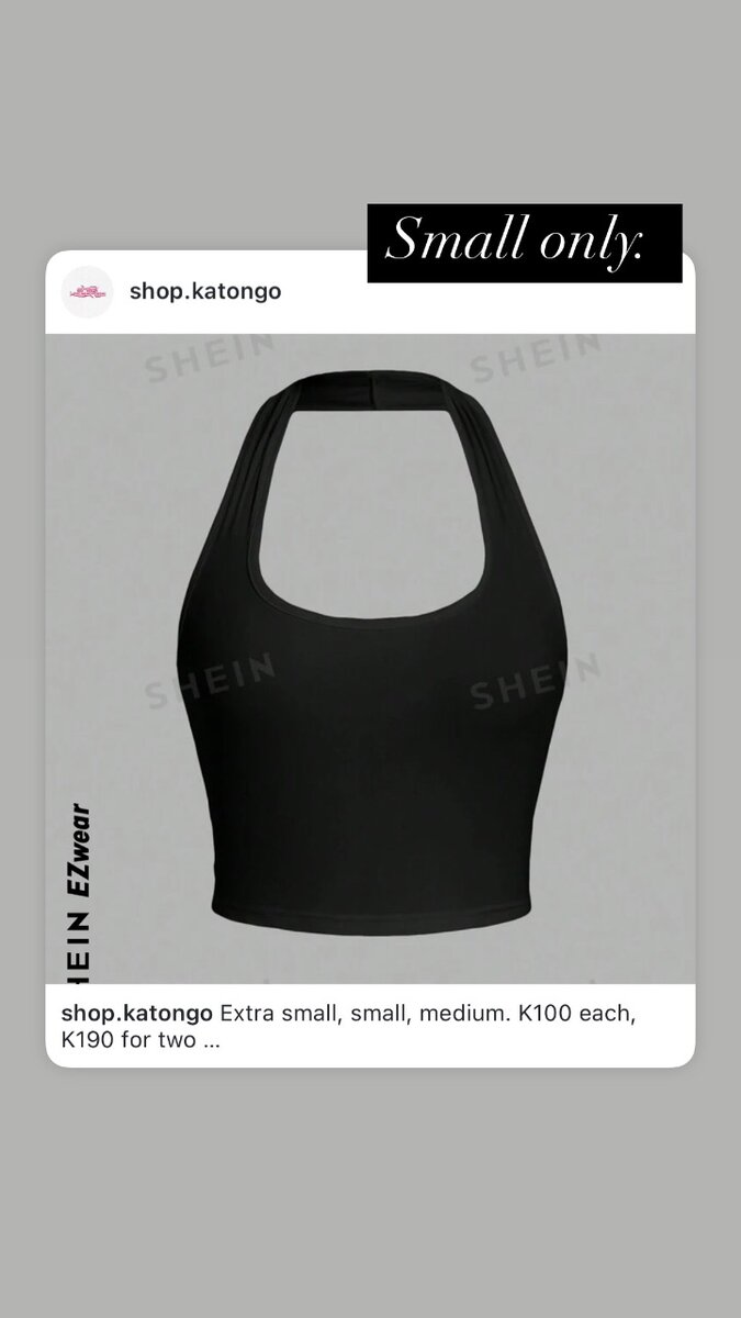 Halter tops