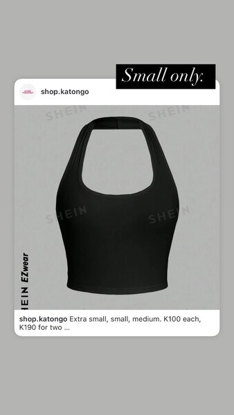 Halter tops
