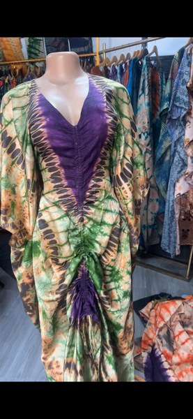 Adire Silk Bubu